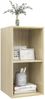 vidaXL TV-Wandschrank Sonoma-Eiche 37x37x72 cm Holzwerkstoff 805474 Bild 3