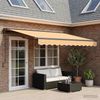 vidaXL Einziehbare Markise Sand 5x3 m Polyester und Aluminium 3426403 Bild 1