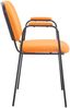 CLP 4er Set Stapelstühle Ken Pro Stoffbezug gepolstert mit Armlehnen bis 150 kg,orange Bild 5