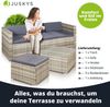Juskys 'Punta Cana' Lounge, Polyrattan , Grau | Dunkelgrau, M Bild 5