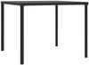 vidaXL 2-tlg. Garten-Essgruppe mit Kissen Schwarz Poly Rattan 362338 Bild 5