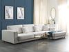 Ecksofa LOFOTEN Stoff Cremeweiß Linksseitig Bild 3