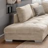 Ecksofa modern Schlafsofa Eckcouch Polsterecke L-Form Ottomane links Cord Beige Bild 5