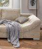 Ecksofa modern Schlafsofa Eckcouch Polsterecke L-Form Ottomane links Cord Beige Bild 4