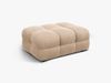 Micadoni Hocker Kendal 1-Sitzer Samt Mandel Beige Bild 2