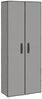 vidaXL Schuhschrank Grau 60x30x166 cm Stoff 337259 Bild 2