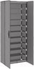 vidaXL Schuhschrank Grau 60x30x166 cm Stoff 337259 Bild 4