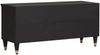 vidaXL TV-Schränk mit Regal Schwarz 100 x 33 x 46 cm Massivholz Mango 4018824 Bild 5
