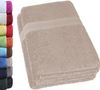 NatureMark Badetuch kuschelige, hochwertige Duschhandtücher, 100% Baumwolle (2-St), weiches Badetücher Set (2-St), Premium Qualität, Beige Bild 4