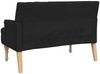 vidaXL Sitzbank mit Kissen Schwarz 113x64,5x75,5 cm Stoff 372132 Bild 5