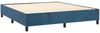 vidaXL Boxspringbett mit Matratze & LED Dunkelblau 160x200 cm Samt 3139575 Bild 5