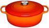 Le Creuset Bräter 'Signature' , Gusseisen , Oval, für alle Herdarten und Induktion geeignet, Ofenrot, 29,0 cm Bild 2