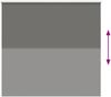 vidaXL Verdunkelungsrollo Grau 150x130cm Stoffbreite 146,6cm Polyester 4011112 Bild 5