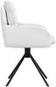 vidaXL Drehstuhl Esszimmer 6 pcs Kunstleder Weiß 59 x 59,5 x 90 cm 3428270 Bild 4
