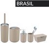 WENKO 'Brasil' Abfallbehälter, Kunststoff, 2 Liter, Grau Bild 4