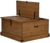 vidaXL Truhe HALDEN 91x91x47 cm Massivholz Kiefer 4018405 Bild 5
