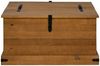 vidaXL Truhe HALDEN 91x91x47 cm Massivholz Kiefer 4018405 Bild 3