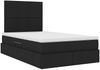 vidaXL Aufbewahrungsbett mit Matratze Schwarz 120 x 200 cm Polyester 3371711 Bild 5