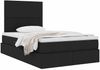 vidaXL Aufbewahrungsbett mit Matratze Schwarz 120 x 200 cm Polyester 3371711 Bild 3