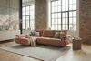 KAWOLA Ecksofa ANISSA Stoff rostbraun manuelle Rückenverstellung Longchair links 84 x 185 x 297 cm Bild 5