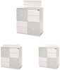 Lorelli Kommode Cupboard 83 x 71 x 96 cm, 4 Schubladen, 2 Türen mit Regalboden grün Bild 3