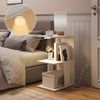 Couchtisch mit Ladestation LED-Sensorleuchte Beistelltisch Ablagen Bild 4