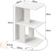 Couchtisch mit Ladestation LED-Sensorleuchte Beistelltisch Ablagen Bild 3