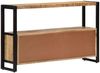 vidaXL Kommode 120 x 30 x 75 cm Massivholz Mango Bild 3
