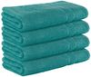 StickandShine Saunatuch 4er Set Premium Frottee Saunatücher 80x200 cm PETROL Frottee Bild 5