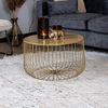 Bronx71 Couchtisch Senna Metall Gold Bild 2