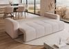 Sofa 3-Sitzer mit Schlaffunktion LEROS in Stoff Manila Beige Bild 4
