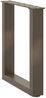 vidaXL Couchtischbeine U-Form 2 Stk. Naturstahl 28x(42-43) cm Stahl 4013151 Bild 4