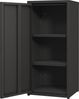 [en. casa] 'Burlöv' Metallschrank, Stahl, 88 x 40 x 35 cm, Schwarz Bild 5
