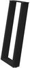 vidaXL Konsolentischbeine U-Form 2 Stk. Schwarz 28x(72-73) cm Stahl 4012776 Bild 4