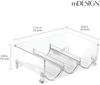 mDesign Flaschenregal Weinregal 8er-Set stapelbar Kunststoff transparent Bild 2