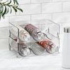mDesign Flaschenregal Weinregal 8er-Set stapelbar Kunststoff transparent Bild 3