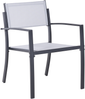 Bistro Set TAVOLETO Metall Grau Bild 4