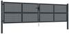 vidaXL Gartentor Anthrazit 400x125 cm Stahl 154571 Bild 2