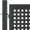 vidaXL Gartentor Anthrazit 400x125 cm Stahl 154571 Bild 4