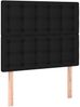 vidaXL Boxspringbett mit Matratze Schwarz 80x200 cm Stoff 3136871 Bild 5
