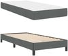 vidaXL Boxspringbett mit Matratze Dunkelgrau 100 x 200 cm Stoff 3398466 Bild 5