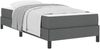 vidaXL Boxspringbett mit Matratze Dunkelgrau 100 x 200 cm Stoff 3398466 Bild 2