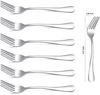 Kyraton Besteck Gabeln 6er Set 20.8cm Edelstahl Tafelgabeln Spülmaschinenfest Bild 2