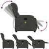 vidaXL Massagesessel Dunkelgrau Mikrofasergewebe 373458 Bild 5