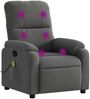 vidaXL Massagesessel Dunkelgrau Mikrofasergewebe 373458 Bild 2