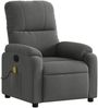 vidaXL Massagesessel Dunkelgrau Mikrofasergewebe 373458 Bild 3