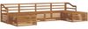 vidaXL Sofagarnituren 6 pcs Natur Massivholz Akazie 3373914 Bild 2