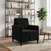 vidaXL Sofa mit Stauraum Schwarz 72 x 78 x 87 cm Polyester 42036883 Bild 3