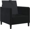 vidaXL Sofa mit Stauraum Schwarz 72 x 78 x 87 cm Polyester 42036883 Bild 4