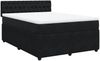 vidaXL Boxspringbett mit Matratze Schwarz 140x190 cm Samt 3290042 Bild 3